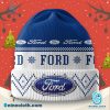 Ford Logo Ugly Christmas Beanie Hat