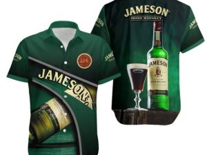 Jameson Irish Whiskey Hawaiian Shirt