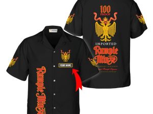 Personalized Vintage Rumple Minze Gin Hawaiian Shirt