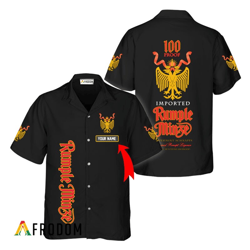 Personalized Vintage Rumple Minze Gin Hawaiian Shirt Personalized Vintage Rumple Minze Gin Hawaiian Shirt
