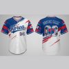 Custom Name and Number White Korea Flag Baseball Jersey Costumes Player For WBC - Image 1