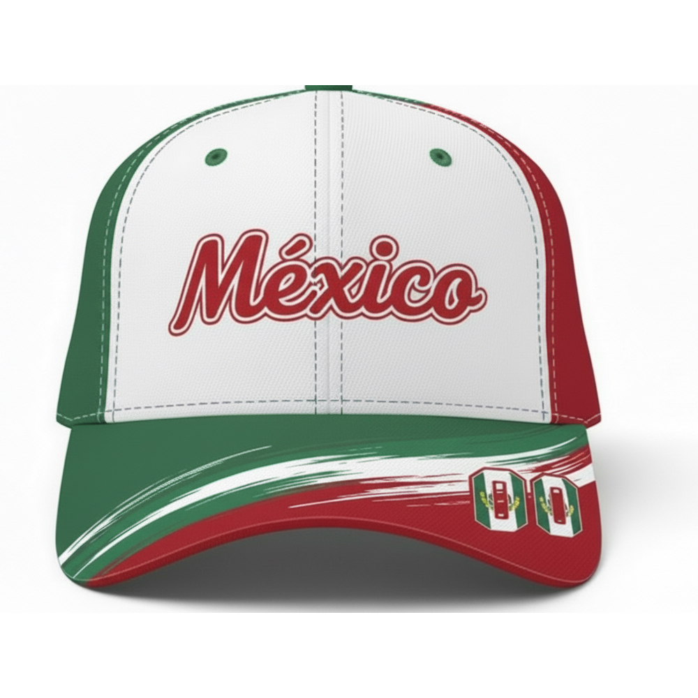 mexico national baseball world classic 2026 personalized baseball cap 1 Mexico National Baseball World Classic 2026 Personalized Baseball Cap - Image 1
